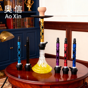 Venta caliente Shisha barato y bueno Shisha Hookah Accesorios Fabricante Shisha para hombres <span class=keywords><strong>Comprar</strong></span> Hookah en línea Hookah Set 1 manguera - Product Image 1