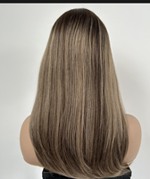 Perruque casher prête à être expédiée, 100 % cheveux humains Remy, dentelle transparente HD, sans colle, ligne de cheveux naturelle, pour la perte de cheveux