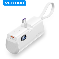 Module de batterie externe Vention 22,5 W, capsule de batterie externe USB portable, 4800 mAh, batteries externes mobiles