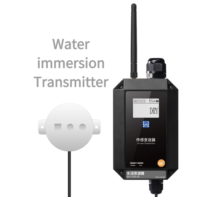 LoRa/4G/RS485 100m Wireless Submersible Measurement Transmitter IP67 Liquid Flow Leak Detection Immersion Water Flow Sensors