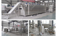 Ligne de production de beurre d'arachide industriel moyen Machine de fabrication de beurre d'arachide Machine de fabrication de pâte de noisette au chocolat