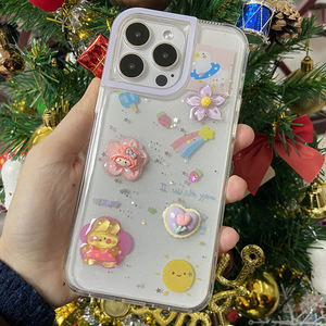 Young Girls Mobile Creative Personality 2,5mm Glitter 3D Pattern Phone CASE para <span class=keywords><strong>Moto</strong></span> G54 G14 E22i - Product Image 6