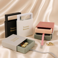 Individuell Bedruckte PE-Folien-Schmuckbox-Set mit Schublade, Passendem Band und Geschenktüte