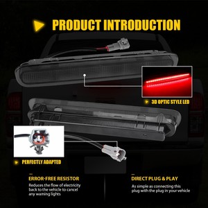 Luz trasera LED ahumada para portón trasero, luz de freno para HILUX Vigo 2005-2014 81570-0K080 - Product Image 5