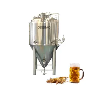 Prix de vente de cuve de fermentation conique de bière en acier inoxydable de haute qualité de 100 litres