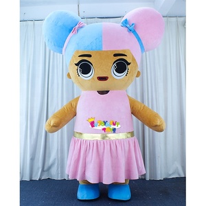 ชุดมาสคอตเป่าลมสั่งทำจากโรงงานกวางโจว ตุ๊กตาโลล ชุดแฟนซีสำหรับงานโฆษณา งานปาร์ตี้ ชุดผู้ใหญ่ ทำมือ ขาย - Product Image 2