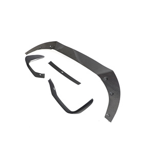 JC Sportline RSQ8 séparateur de lèvre avant en fibre de carbone pour <span class=keywords><strong>Audi</strong></span> RSQ8 Sport Utility 4 portes 2019-2023 - Product Image 5