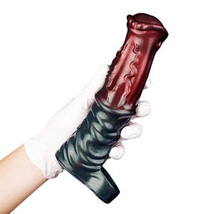 Funda de Pene Realista de Silicona NNSX <span class=keywords><strong>XL</strong></span> Monster al por Mayor con Anillo para Pene, Extensión de Funda para Pene, <span class=keywords><strong>Condón</strong></span> Reutilizable, Juguetes Sexuales para Hombres - Product Image 5