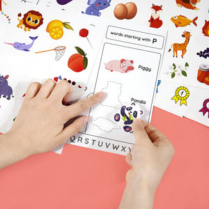 Custom Trace Letters Montessori Workbook Handwriting Practice Worksheets educación temprana alfabeto Workbook libro para colorear - Product Image 6