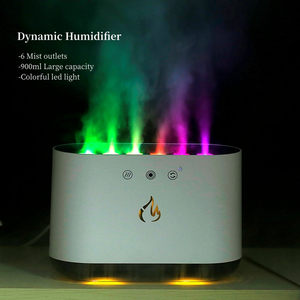 Di động mát sương tạo độ ẩm USB Home Party rung động âm nhạc thông minh đèn ngủ H20 H20 thông minh nightlight tạo độ ẩm nhà - Product Image 2
