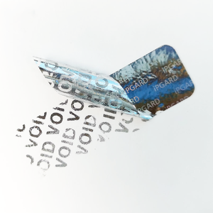 Chất lượng cao biểu tượng tùy chỉnh tự dính Vinyl không thấm nước <span class=keywords><strong>Holographic</strong></span> cầu vồng an ninh bảo vệ laser tag dán RF thương hiệu - Product Image 3