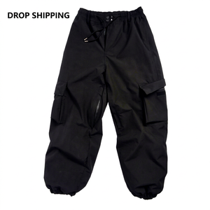 Pantalones de Esquí Unisex de Moda, Impermeables, Holgados, Tipo Cargo, Resistentes al Viento, Estilo Urbano Personalizado, Pierna Ancha, Talla Grande para Hombre - Product Image 1