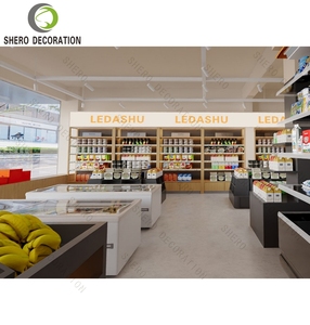 Morden Supermercado Estante <span class=keywords><strong>de</strong></span> <span class=keywords><strong>madera</strong></span> Estantes <span class=keywords><strong>de</strong></span> supermercado <span class=keywords><strong>de</strong></span> <span class=keywords><strong>madera</strong></span> <span class=keywords><strong>de</strong></span> alta calidad para tiendas <span class=keywords><strong>bonitas</strong></span> Diseño <span class=keywords><strong>de</strong></span> interiores - Product Image 5