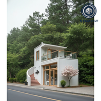 Maison préfabriquée en conteneur à 3 étages, pliable, préfabriquée, bureau préfabriqué, maison préfabriquée en conteneur à deux étages
