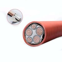 Cable eléctrico blindado 5x10mm Aluminio 4 núcleos para líneas eléctricas subterráneas y proyectos solares