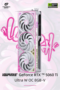 Nueva Tarjeta Gráfica para Juegos COLORFUL IGame GeForce RTX 5060 Ultra W OC de 8GB, GPU RTX 5060 8G para Juegos, Blanca, para PC de Escritorio, 2025 - Product Image 4