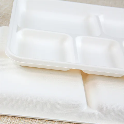 6x6 Bagasse Container - Restaurant Supply Store Manufacturer