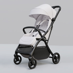 รถเข็นเด็กออมโบบูสีเขียว รับน้ำหนักได้ 15 กก. โครงโลหะสี่ล้อ ปรับเอนได้ - Product Image 3