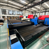 Machine de découpe laser à fibre sur rail de portique 13035 8025 12KW 20KW 30KW, grande zone de travail, équipement de découpe laser CNC pour métaux