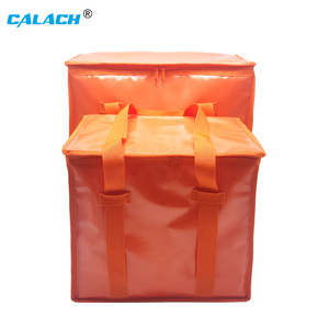 Autocollant personnalisé avec logo, sacs isothermes de qualité, sacs isothermes pour aliments chauds, sacs à pizza, ensemble de 2 sacs de livraison de nourriture pour la livraison de nourriture - Product Image 5