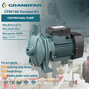 Bomba Centrífuga Industrial GRANDFAR de Alta Potencia 550w 0.75HP, Certificación CE, Modelo CPM146 Versión K1, Venta Directa de Fábrica - Product Image 1