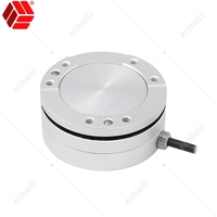 Kunwei 46mm 50N 150N 200N Transductor multieje Silo Sensor 6 Aixs Sensor de peso para proyectos industriales