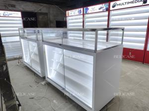 Téléphone portable boutique installation comptoir en verre <span class=keywords><strong>Smartphone</strong></span> <span class=keywords><strong>magasin</strong></span> vitrine coque de téléphone armoire murale vitrine de téléphone portable - Product Image 5