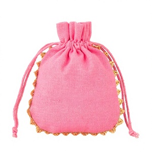 Natural Cotton Drawstring Bags with Custom Logo Option Reusable Eco Pouches for <b>Gifts</b> Cosmetics Travel Jewelry Container - Product Image 3