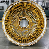 Jantes à rayons EVOR Wire Wheels Gold Wheel 100, jante à 100 rayons/droite pour voiture classique