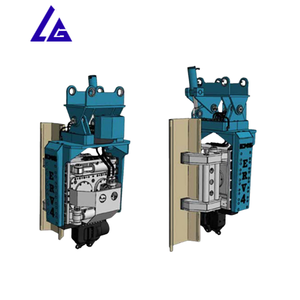 Multifunktion ale seitliche Klemm zähne 12m Pfähle Antriebs maschine Vibrations hammer Ramm gerät mit uns Importierter Motor - Product Image 2