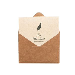 Biglietto d'Auguri Retrò Semplice in <span class=keywords><strong>Carta</strong></span>, Pieghevole, per Insegnanti, Festività, Compleanni, Ringraziamenti, Benedizioni, Messaggi Aziendali, con Busta e Stampa - Product Image 5