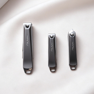 Ensemble de coupe-ongles haut de gamme en acier inoxydable pour usage domestique, coupe-ongles à double usage à bords inclinés et plats, professionnel - Product Image 1