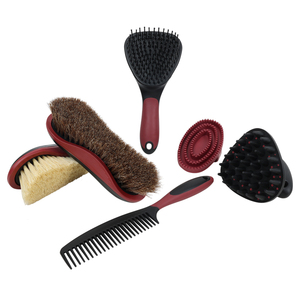 Kit de herramientas para caballos 6 en 1 con logotipo personalizado al por mayor de fábrica, juego de aseo para caballos, cepillo para caballos para aseo y <span class=keywords><strong>baño</strong></span> - Product Image 1