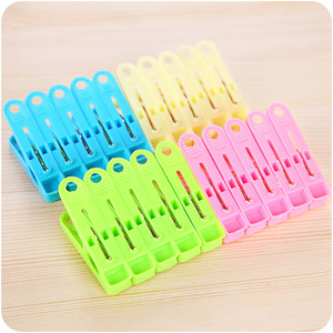 Plastic Windproof Clothespins 20 Pack Durable Drying Clips For Socks And Laundry Rectangle Shape PP Material - Product Image 1