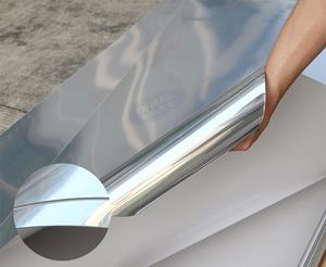 Bulat Kepabeanan Ukuran Diri Perekat Pc Cermin Perekat Didukung Pecah PETG Cermin - Product Image 5