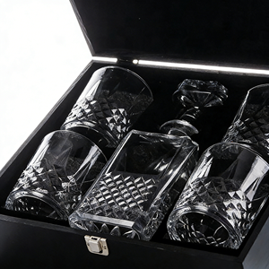 Ensemble de carafes à <span class=keywords><strong>whisky</strong></span> en cristal carré personnalisées gravées sur mesure de 25 oz, boîte cadeau pour vin, vodka, cocktail, <span class=keywords><strong>whisky</strong></span> - Product Image 3