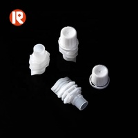 Bouchon de bec verseur en plastique durable de qualité alimentaire de 8,6 mm avec couleur personnalisée, blanc, écologique, pour détergent à lessive