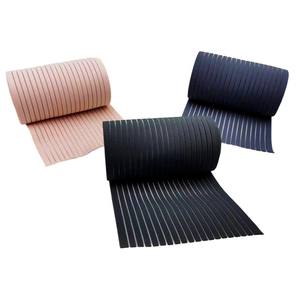 Thấp moq 10/14.5cm polyester và Latex thoáng khí đàn hồi Webbing băng cho vành đai ban nhạc thắt lưng - Product Image 4