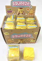 Jouet anti-stress souple en forme de blocs de construction, à rebond lent et texture croquante, pour fêtes et événements, boîte surprise du fabricant