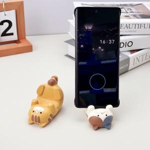 Accessoires de mode pour la maison et le bureau, support de <span class=keywords><strong>téléphone</strong></span> en forme de chat, cadeaux en résine animale pour les amoureux des chats - Product Image 4