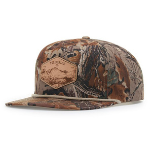 Sẵn Sàng Để Tàu Bán Buôn Giá Chấp Nhận Tùy Chỉnh 5 Bảng Điều Chỉnh Thăng Hoa Camo Snapback Cap Với Dây Ngụy Trang Cap Hip Hop Vành Phẳng Hat - Product Image 3