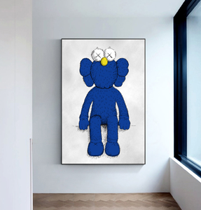 BIGIMAGE moderne chambre de bébé pour <span class=keywords><strong>Kaws</strong></span> affiche 50x70/100x150 <span class=keywords><strong>peinture</strong></span> murale toile mode cristal porcelaine suspendus impressions - Product Image 3