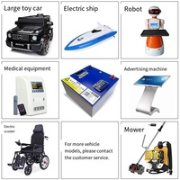 Fauteuil roulant électrique 24V, AGV monte-escaliers, Robot intelligent motorisé, Nettoyeur de sols, Batterie lithium fer phosphate grande capacité