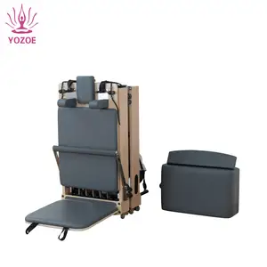 Pilates Reformer Équipement Pliant Chêne Érable Hêtre Bois Gym Fitness Machine pliable Réformateurs Pilates