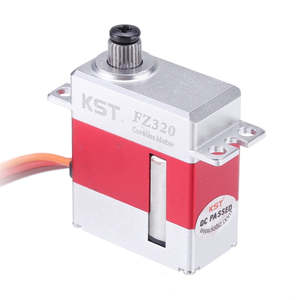 Ventes Flash : Servomoteur numérique HV sans noyau à engrenages métalliques KST FZ320 DC7.4V 5.5Kgf.cm 0.09sec 1520us pour aile de planeur RC et jet - Product Image 6