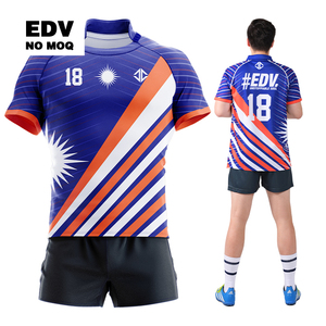 Meilleur prix Maillot de rugby pour jeunes Design respirant pour enfants Uniforme de rugby Logo de l'équipe personnalisé Maillot de rugby - Product Image 2
