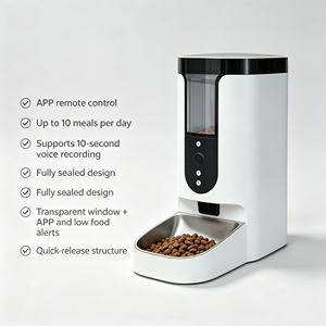 Comedero Automático Inteligente para Mascotas de 4L con Cámara, Control por Aplicación, Grabación de Voz, Porciones Programadas, ODM OEM - Product Image 3