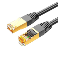 Kabel Patch Ethernet UTP CAT6 Tembaga Bebas Oksigen dengan Desain Anti-Kusut, Anti-Crosstalk, dan Jaket PVC Tahan Lama untuk Router dan Switch Rumah