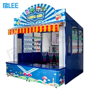 Parque De Diversões Carnaval Popular 9 Grade Basquete Carnaval Cabine Exposição Atividade Prop Shop Celebração Fabricante