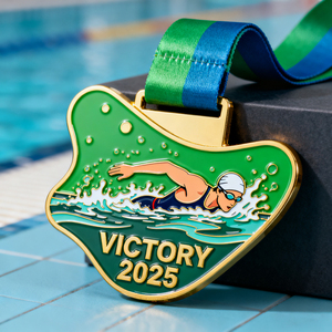 Medallas Personalizadas al por Mayor de Fábrica, Medalla Deportiva de Metal de Aleación de Zinc 3D Dorada para Maratón, Fútbol y Baloncesto - Product Image 4